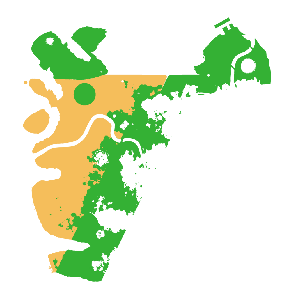 Biome Rust Map: Procedural Map, Size: 3600, Seed: 22304