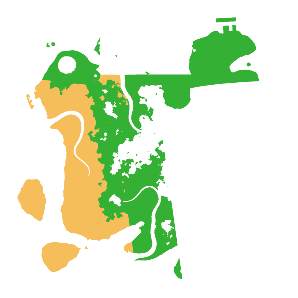 Biome Rust Map: Procedural Map, Size: 3000, Seed: 26041