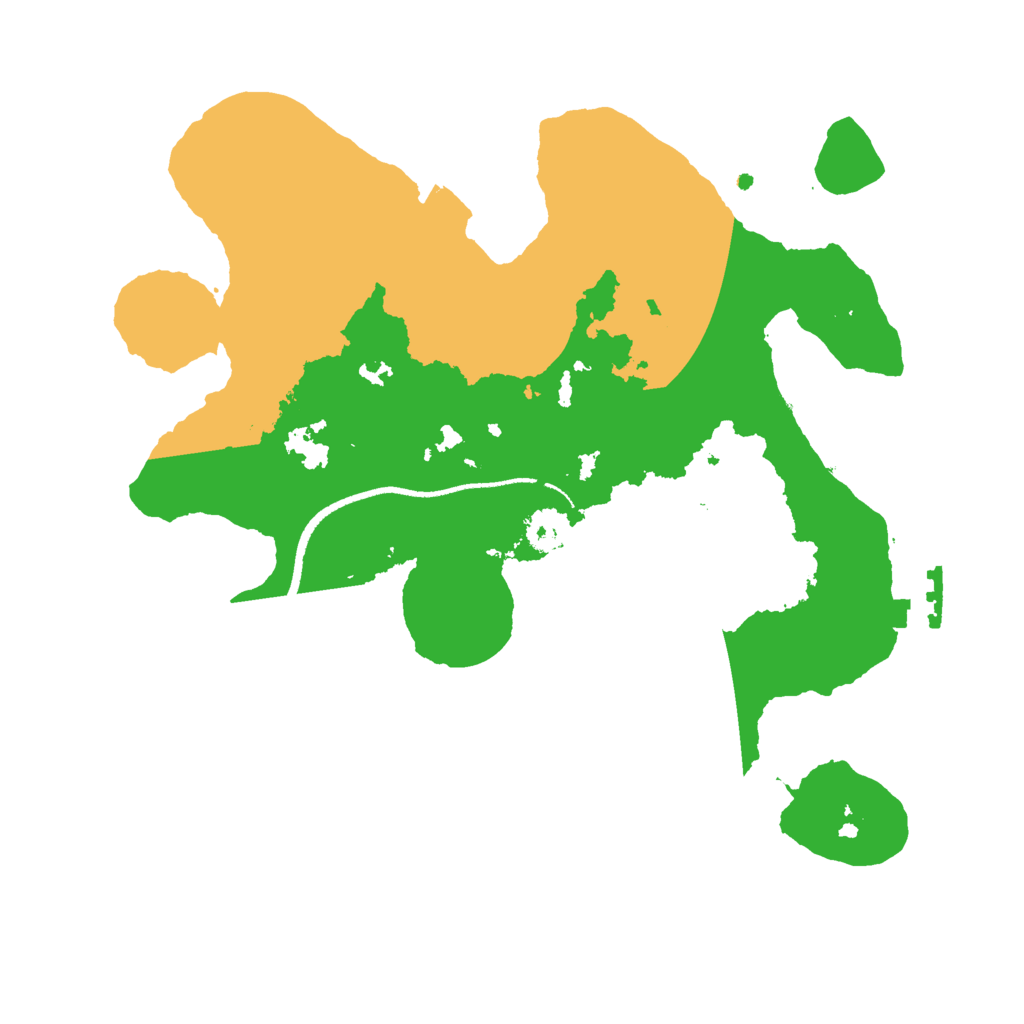 Biome Rust Map: Procedural Map, Size: 2500, Seed: 994419247