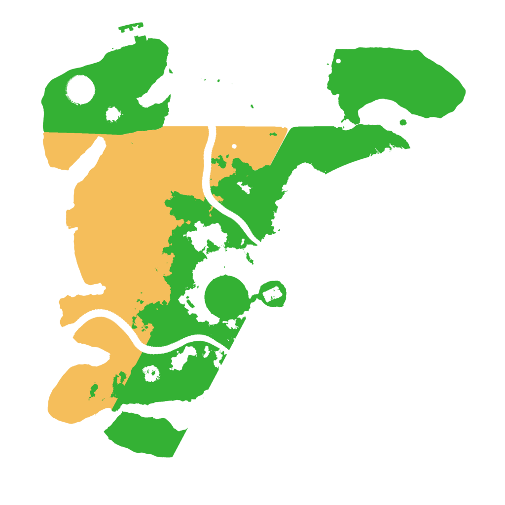 Biome Rust Map: Procedural Map, Size: 3100, Seed: 2099804550