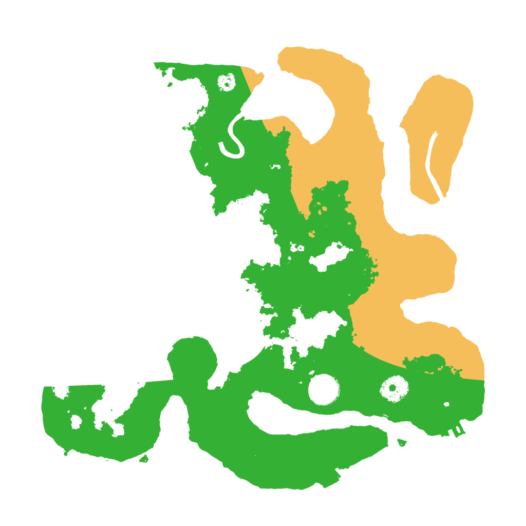 Biome Rust Map: Procedural Map, Size: 3000, Seed: 68919