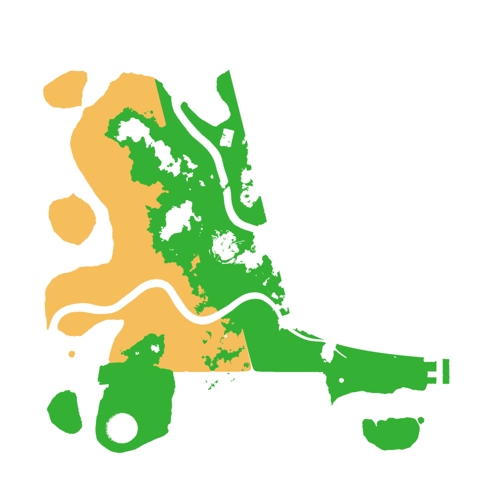 Biome Rust Map: Procedural Map, Size: 3000, Seed: 29486