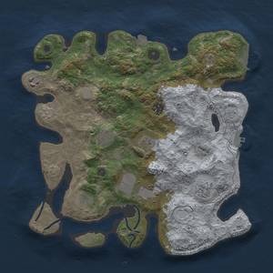 Thumbnail Rust Map: Procedural Map, Size: 3500, Seed: 294388253, 16 Monuments