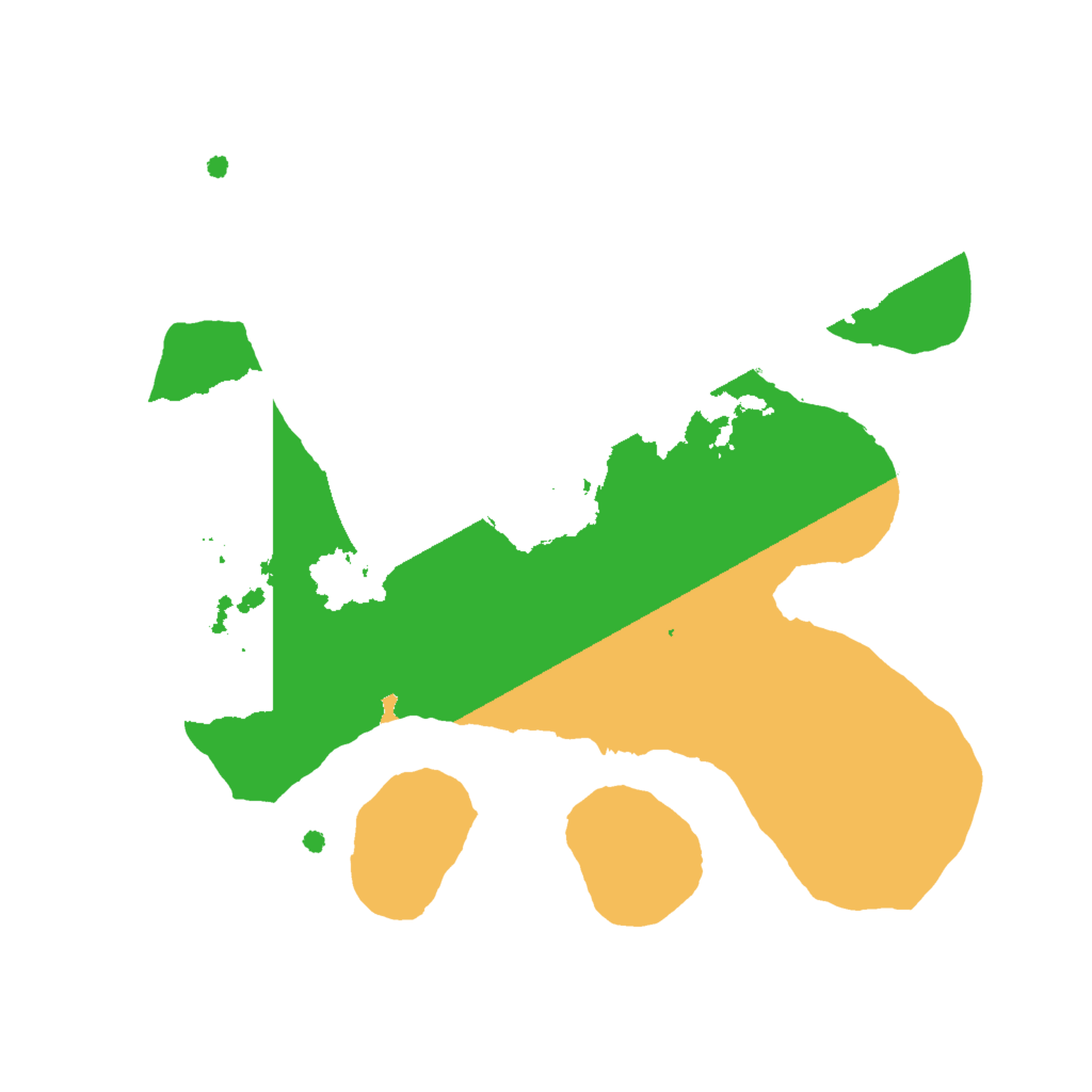 Biome Rust Map: Procedural Map, Size: 2000, Seed: 199243073