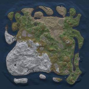 Thumbnail Rust Map: Procedural Map, Size: 4000, Seed: 67369, 18 Monuments