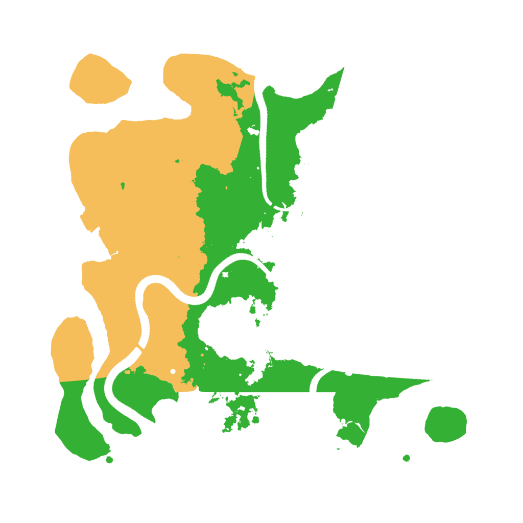 Biome Rust Map: Procedural Map, Size: 3000, Seed: 19903