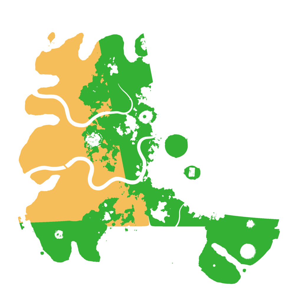 Biome Rust Map: Procedural Map, Size: 3500, Seed: 1063109002