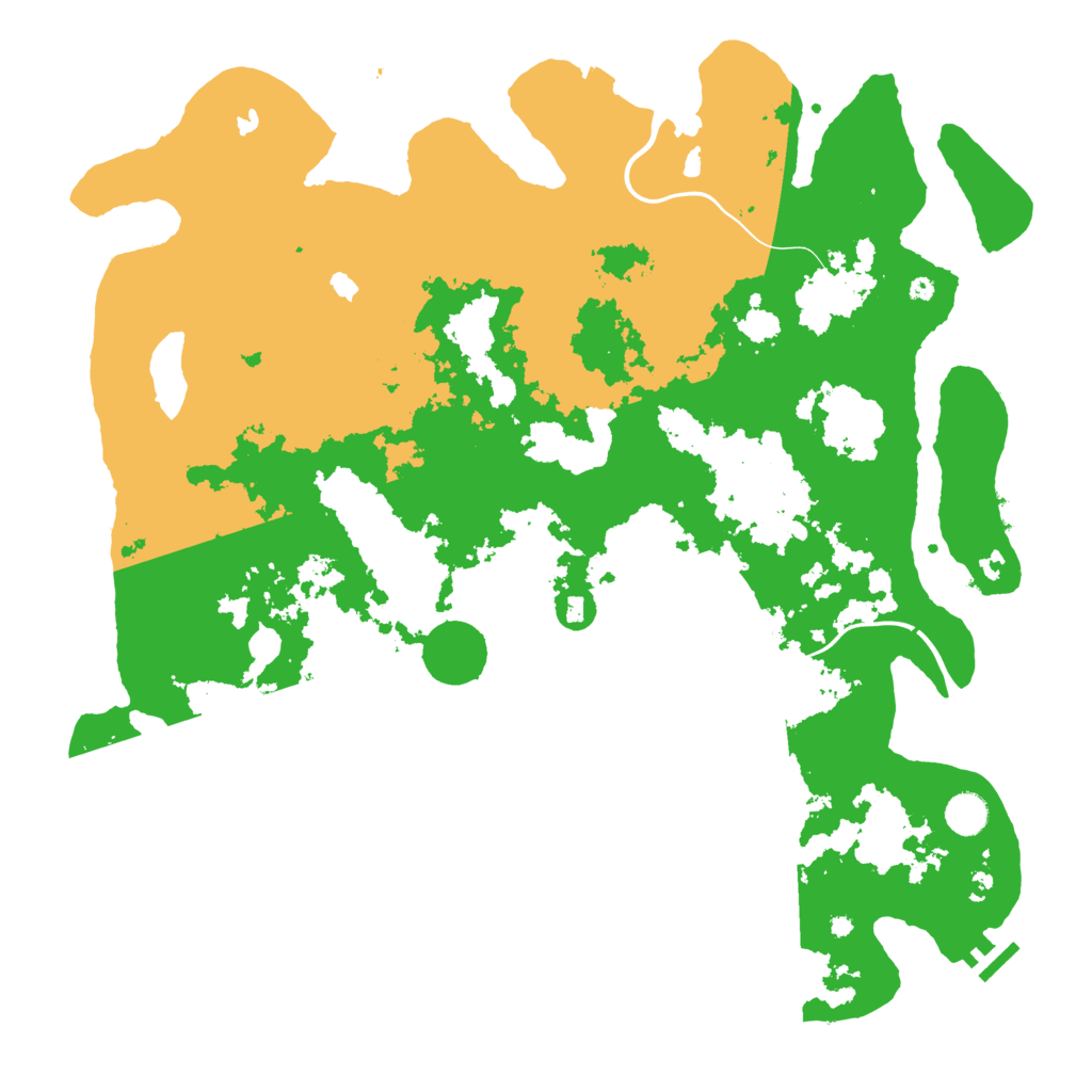 Biome Rust Map: Procedural Map, Size: 4500, Seed: 1525930199