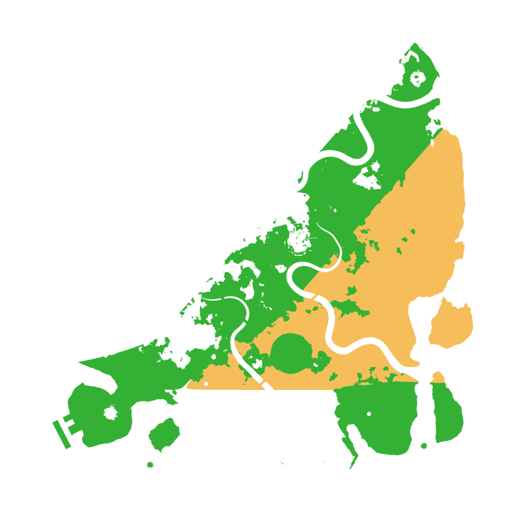 Biome Rust Map: Procedural Map, Size: 3500, Seed: 2123544634