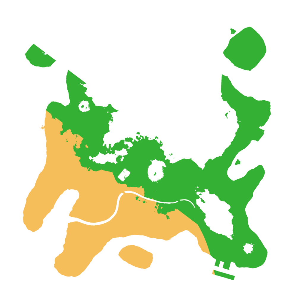 Biome Rust Map: Procedural Map, Size: 2716, Seed: 878416778