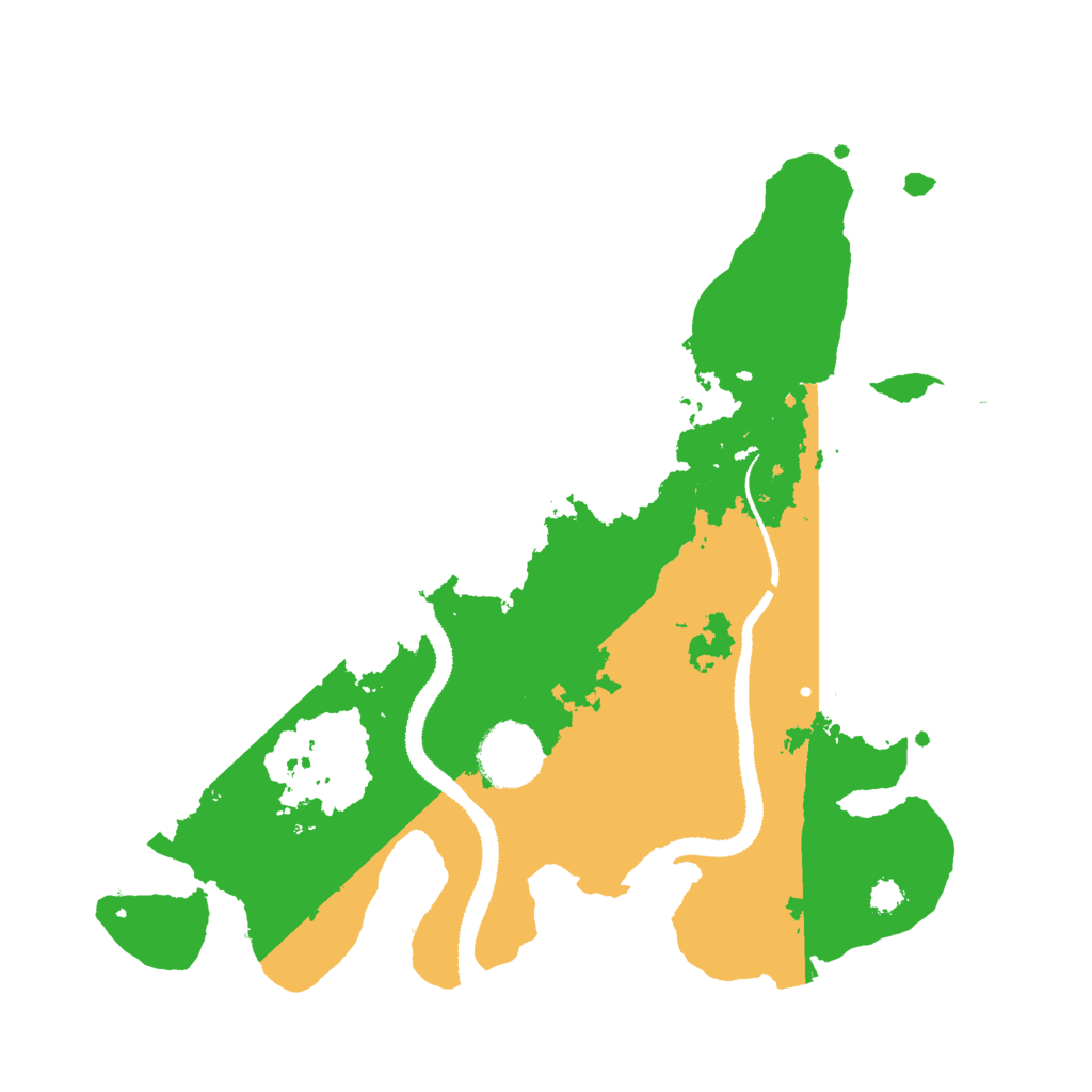 Biome Rust Map: Procedural Map, Size: 3000, Seed: 4013