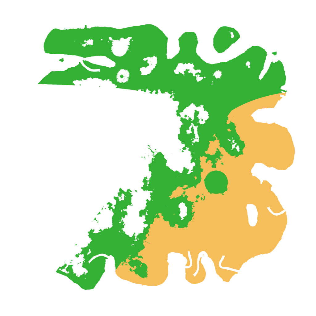 Biome Rust Map: Procedural Map, Size: 3600, Seed: 1551172288