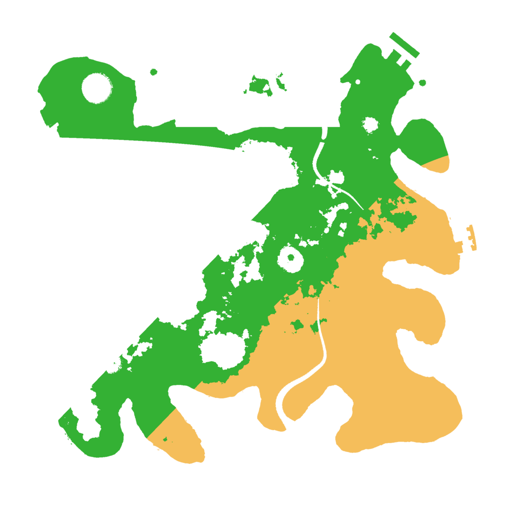 Biome Rust Map: Procedural Map, Size: 3000, Seed: 23814