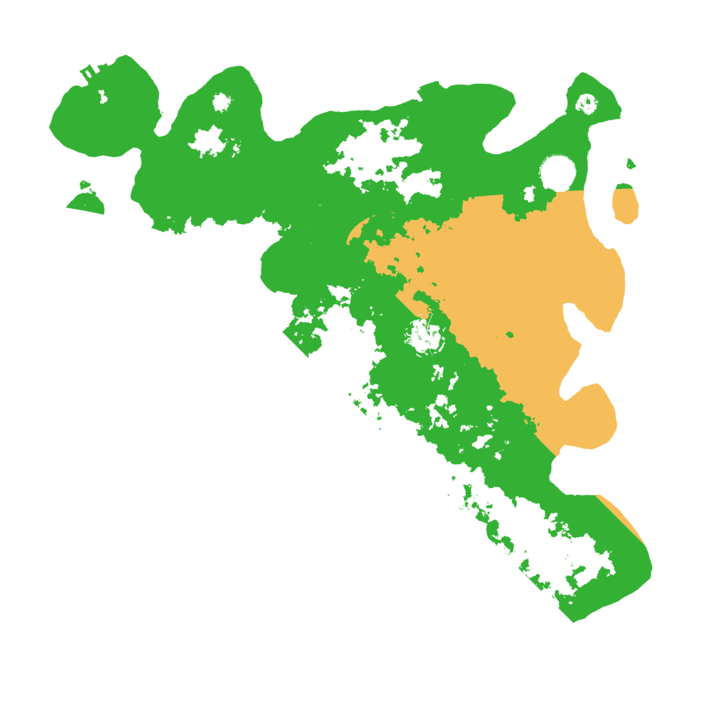 Biome Rust Map: Procedural Map, Size: 3500, Seed: 4319