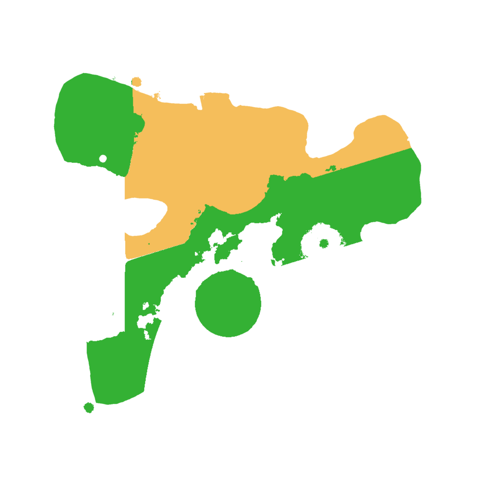 Biome Rust Map: Procedural Map, Size: 2000, Seed: 321558