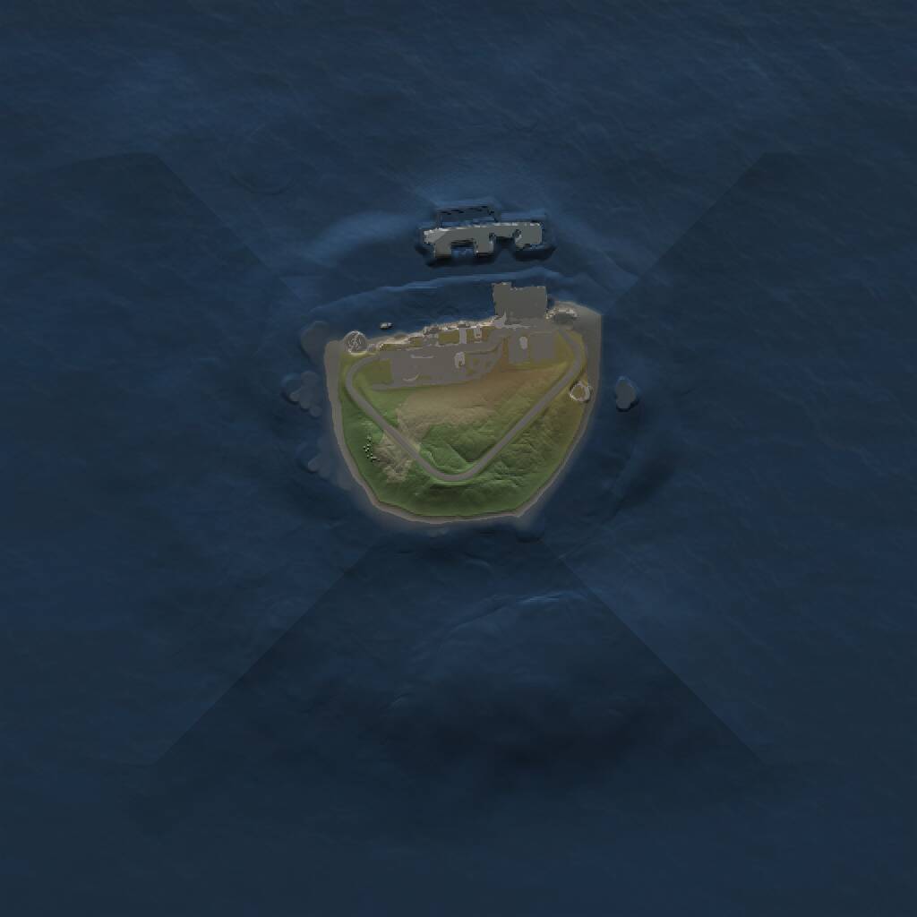 Rust Map: Procedural Map, Size: 1200, Seed: 980096074, 2 Monuments