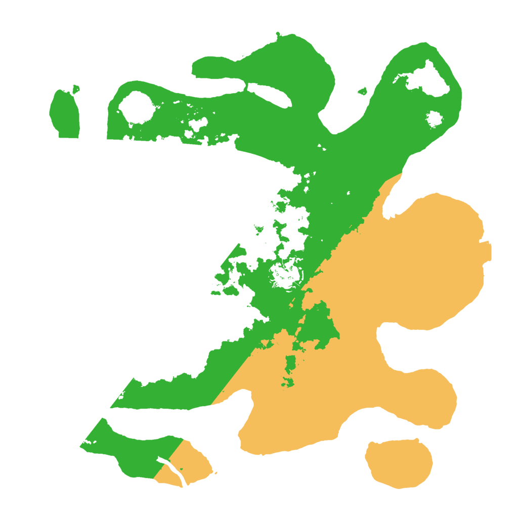 Biome Rust Map: Procedural Map, Size: 3000, Seed: 18570