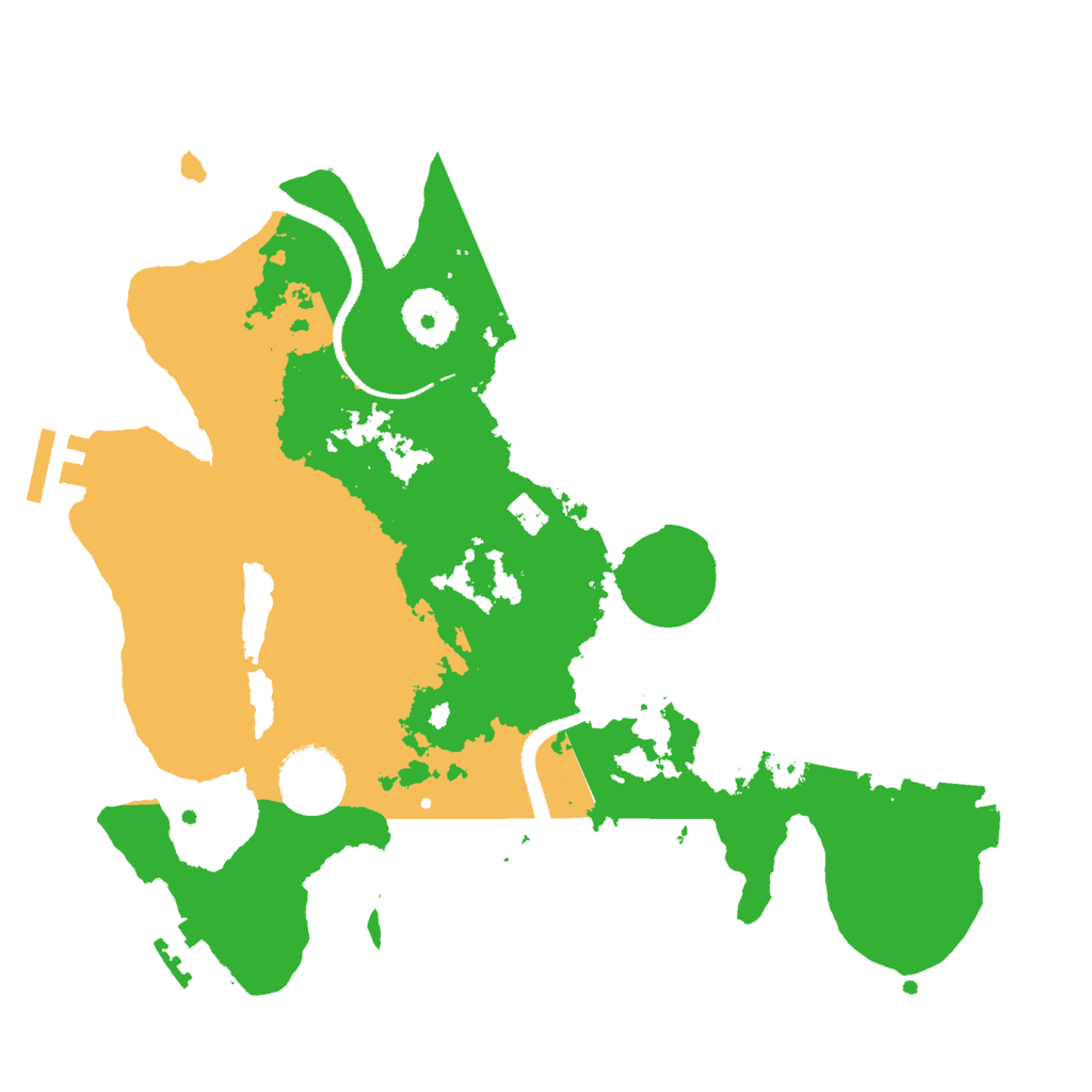 Biome Rust Map: Procedural Map, Size: 3000, Seed: 1148957374