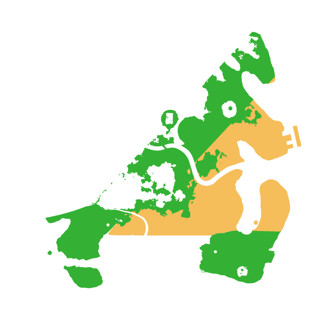 Biome Rust Map: Procedural Map, Size: 3000, Seed: 1861450245