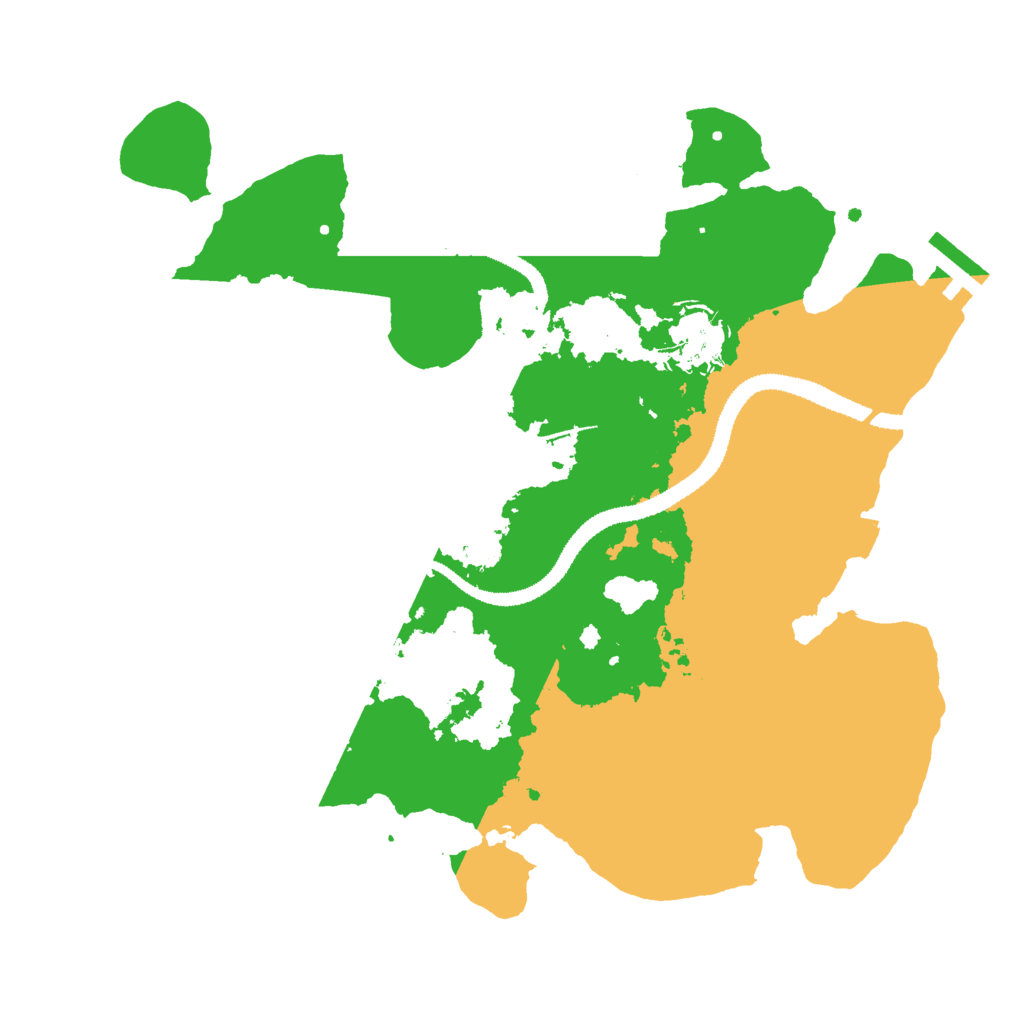 Biome Rust Map: Procedural Map, Size: 3000, Seed: 5386
