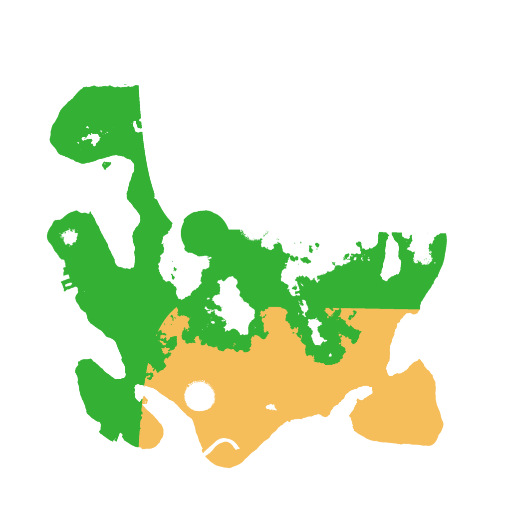 Biome Rust Map: Procedural Map, Size: 3000, Seed: 3509481