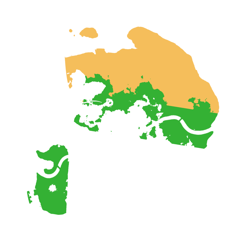 Biome Rust Map: Procedural Map, Size: 3000, Seed: 1534