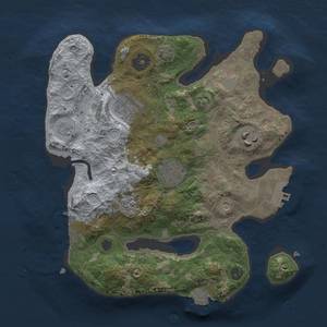 Thumbnail Rust Map: Procedural Map, Size: 2700, Seed: 115, 12 Monuments
