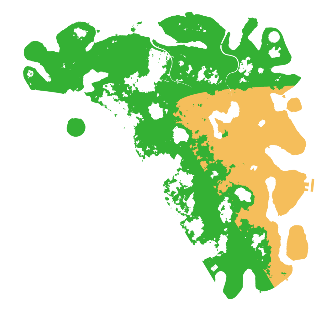 Biome Rust Map: Procedural Map, Size: 5000, Seed: 611545987