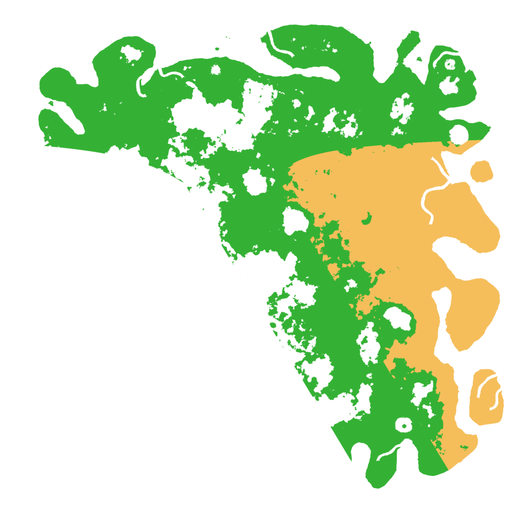 Biome Rust Map: Procedural Map, Size: 5000, Seed: 611545987