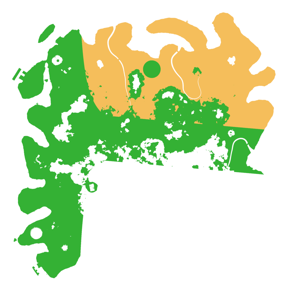 Biome Rust Map: Procedural Map, Size: 4500, Seed: 19759