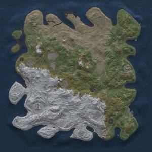 Thumbnail Rust Map: Procedural Map, Size: 4250, Seed: 1255741797, 19 Monuments