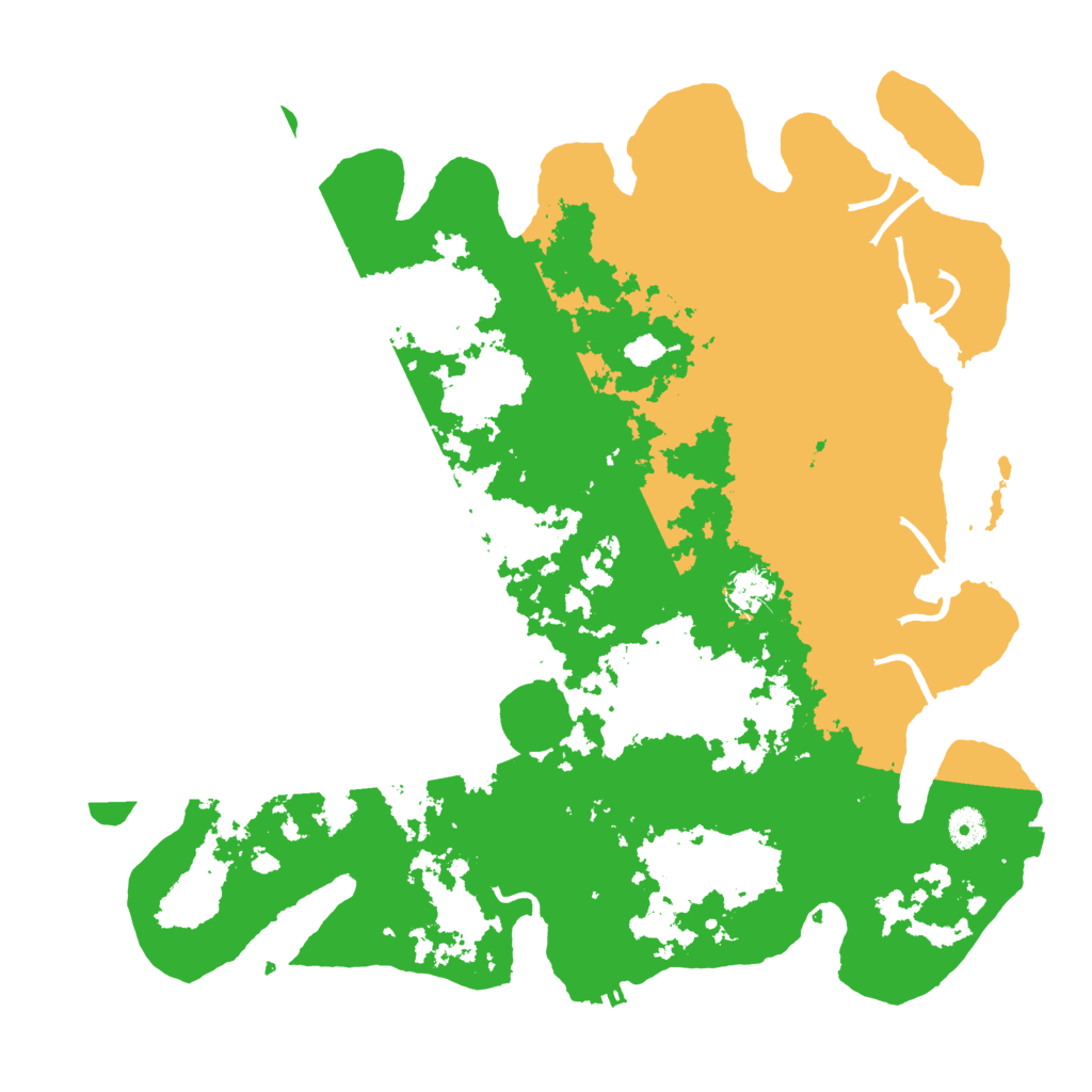 Biome Rust Map: Procedural Map, Size: 4200, Seed: 42500