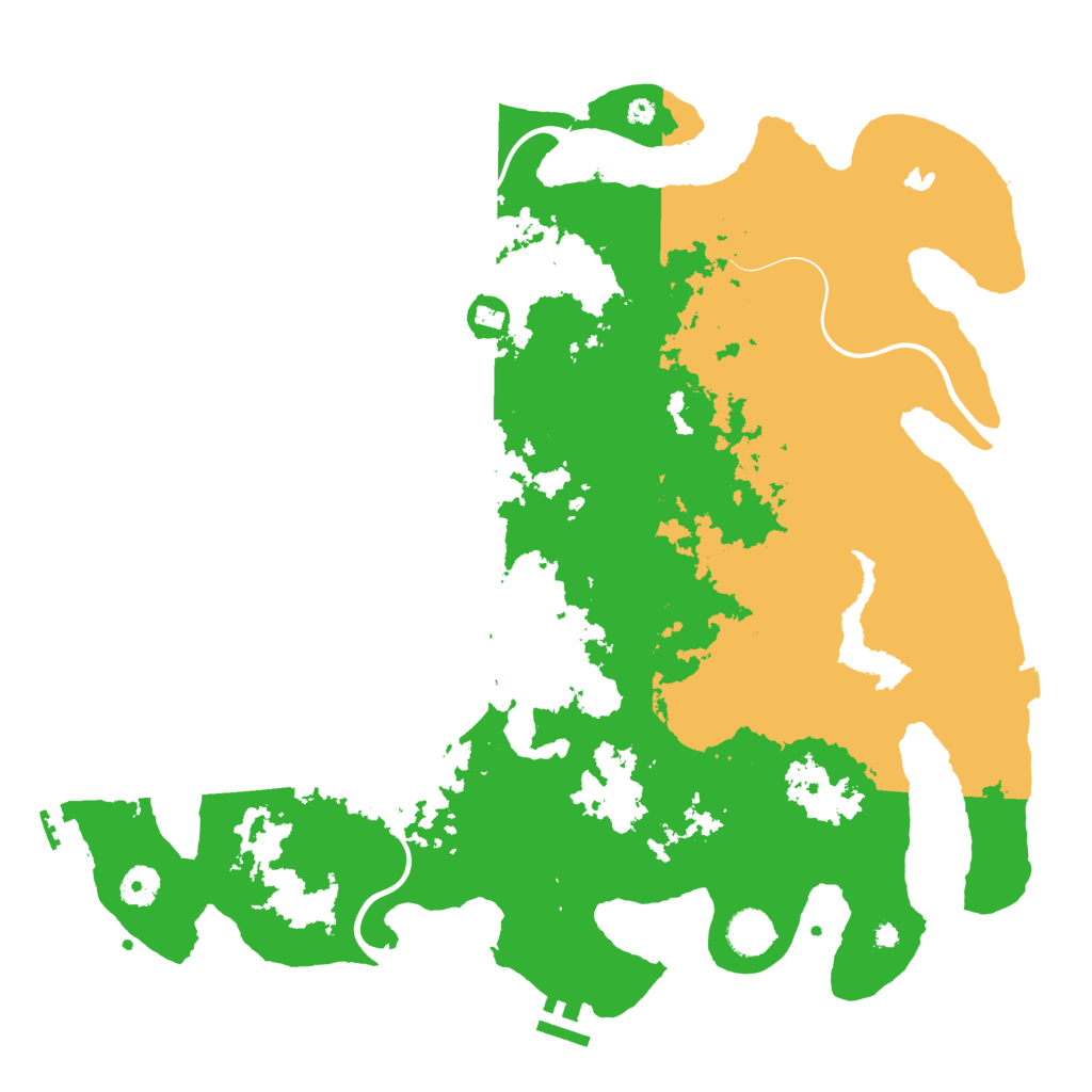 Biome Rust Map: Procedural Map, Size: 4096, Seed: 173092753