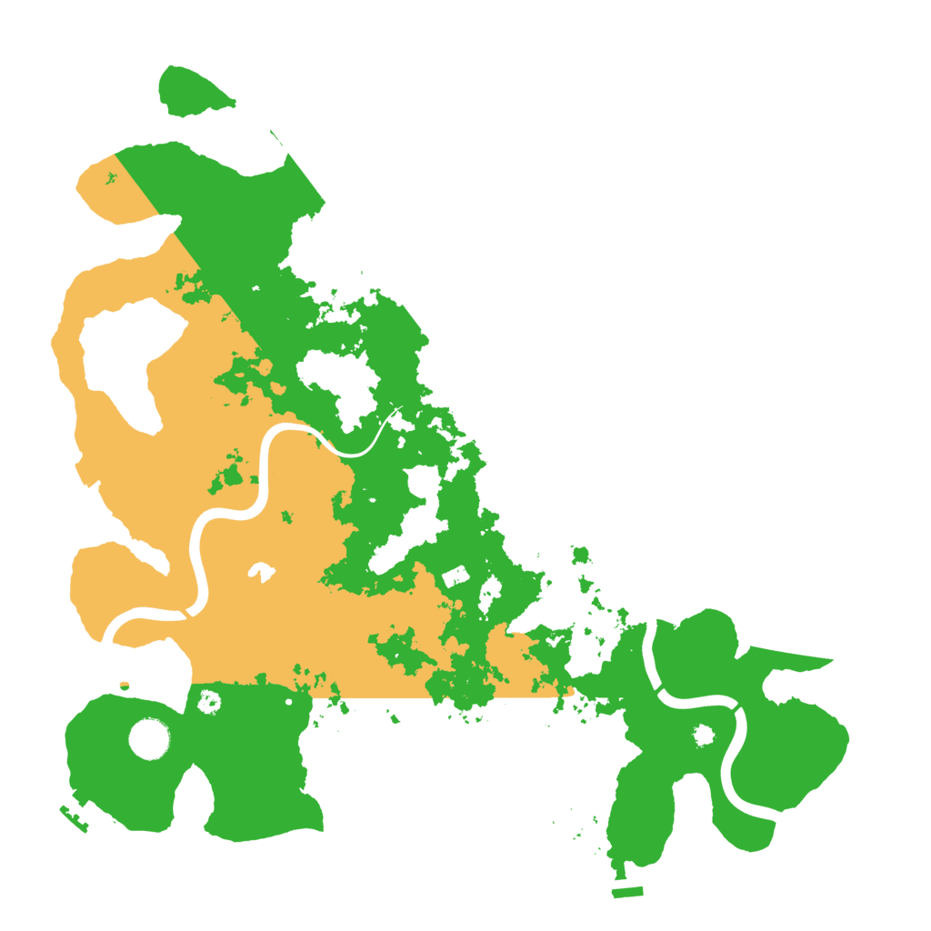 Biome Rust Map: Procedural Map, Size: 4000, Seed: 12345632