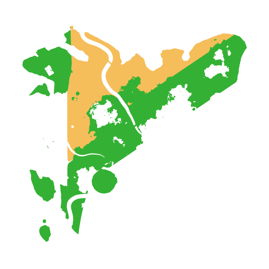 Biome Rust Map: Procedural Map, Size: 3000, Seed: 45795