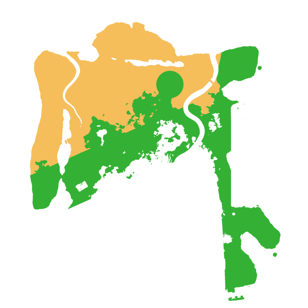 Biome Rust Map: Procedural Map, Size: 3000, Seed: 23600