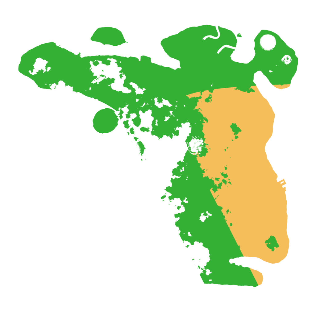 Biome Rust Map: Procedural Map, Size: 3500, Seed: 137810558