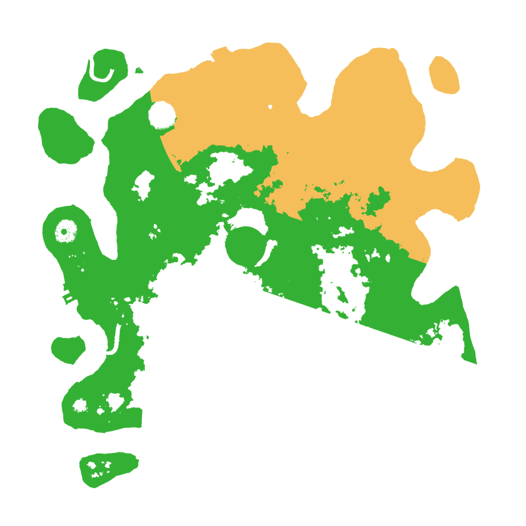 Biome Rust Map: Procedural Map, Size: 3500, Seed: 766670399