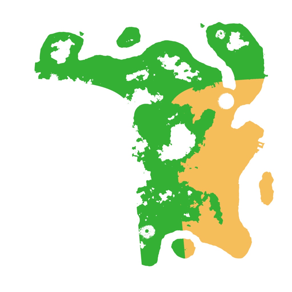 Biome Rust Map: Procedural Map, Size: 3250, Seed: 303210