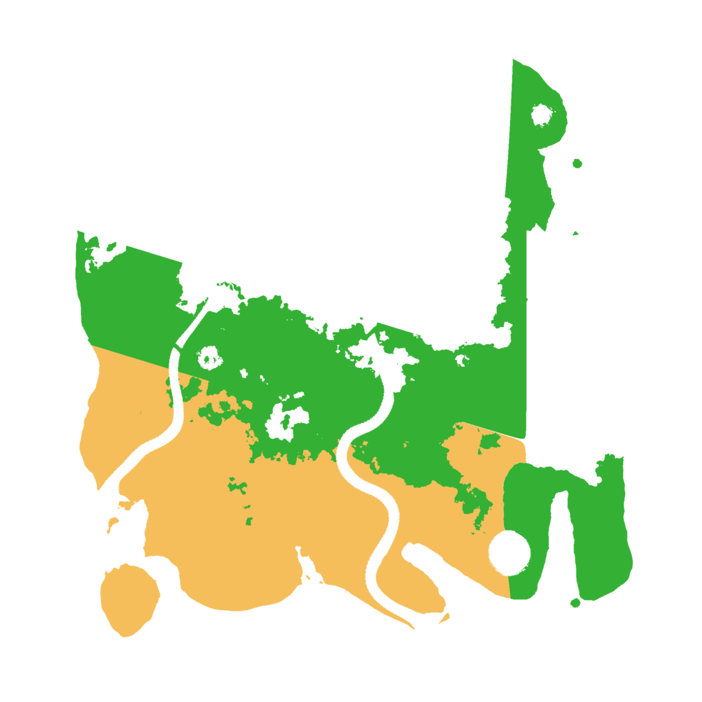 Biome Rust Map: Procedural Map, Size: 3000, Seed: 6821