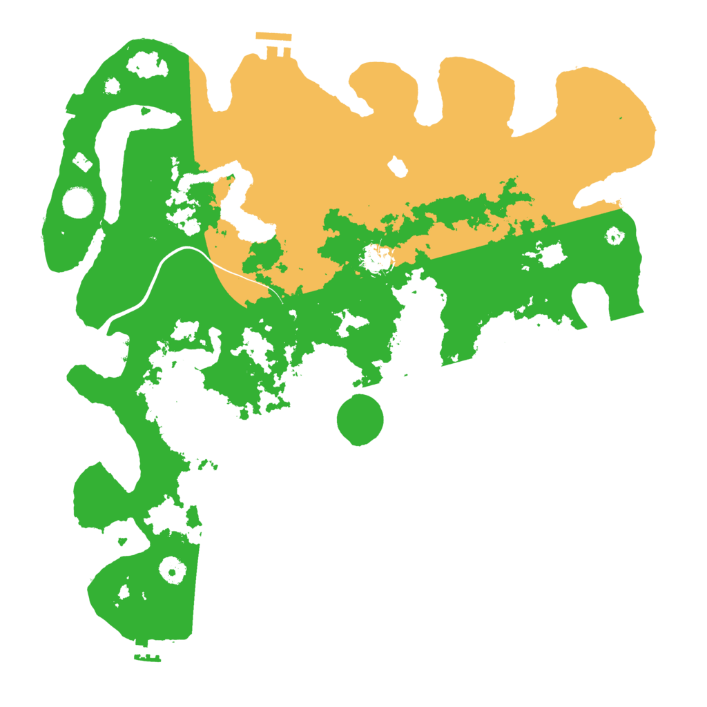 Biome Rust Map: Procedural Map, Size: 4000, Seed: 8777