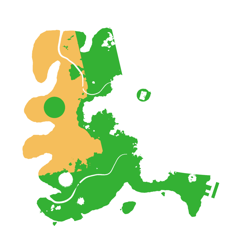 Biome Rust Map: Procedural Map, Size: 3000, Seed: 1611716458