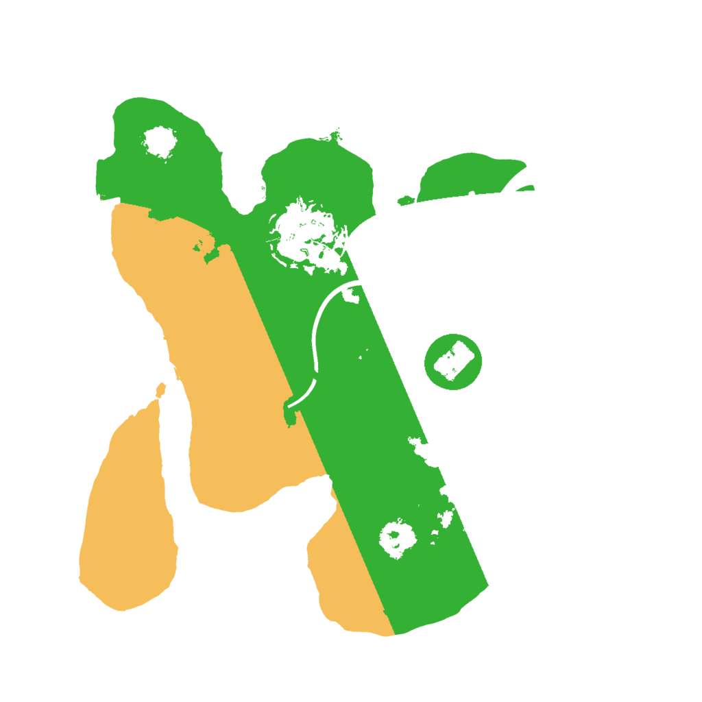 Biome Rust Map: Procedural Map, Size: 2000, Seed: 246535844