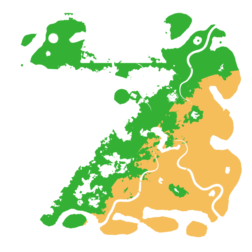 Biome Rust Map: Procedural Map, Size: 4500, Seed: 1623295750