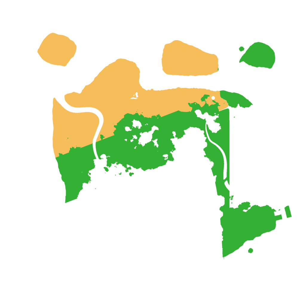 Biome Rust Map: Procedural Map, Size: 2500, Seed: 1029367135