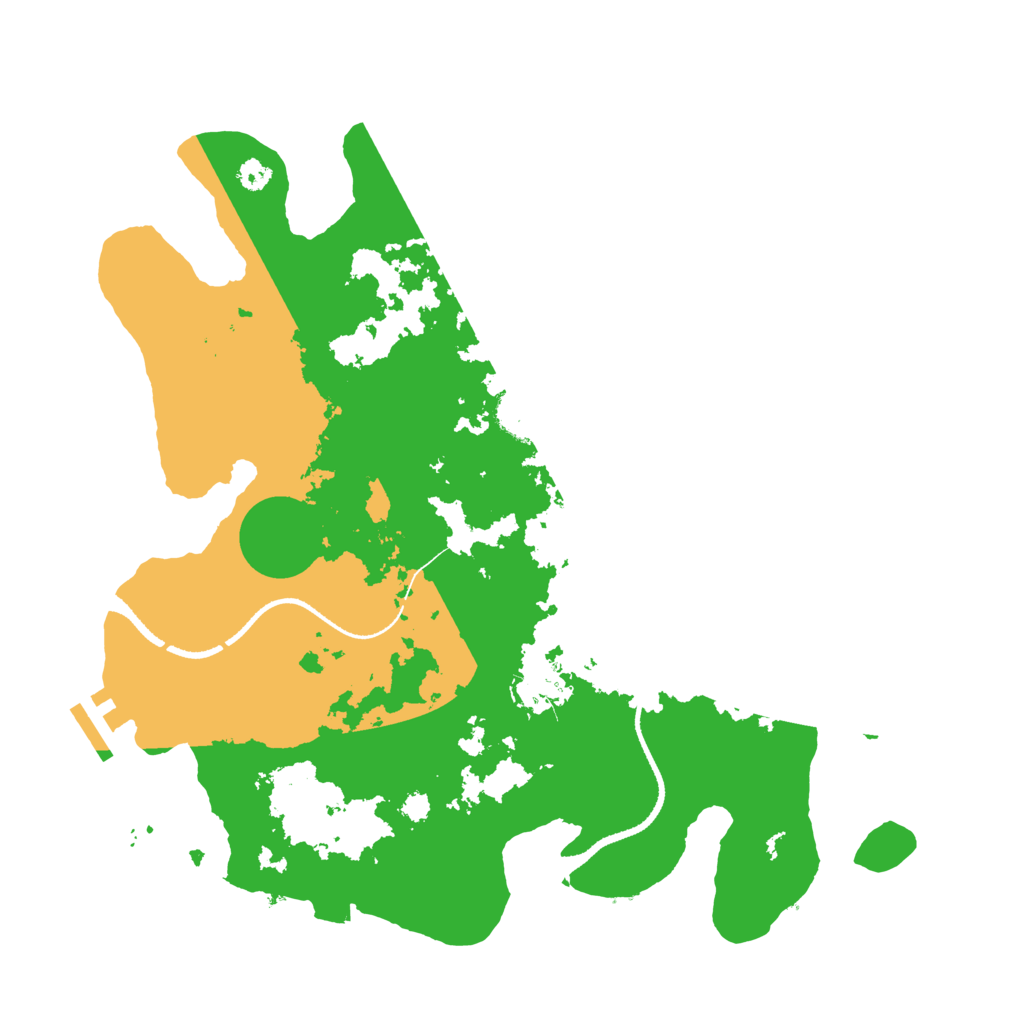 Biome Rust Map: Procedural Map, Size: 3300, Seed: 1601163053
