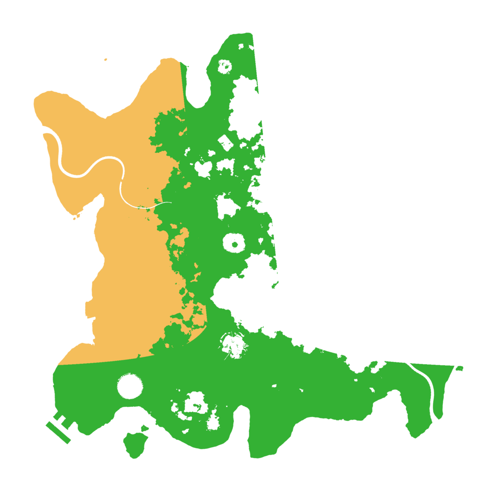 Biome Rust Map: Procedural Map, Size: 3500, Seed: 381543281