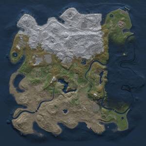 Thumbnail Rust Map: Procedural Map, Size: 4250, Seed: 109, 17 Monuments