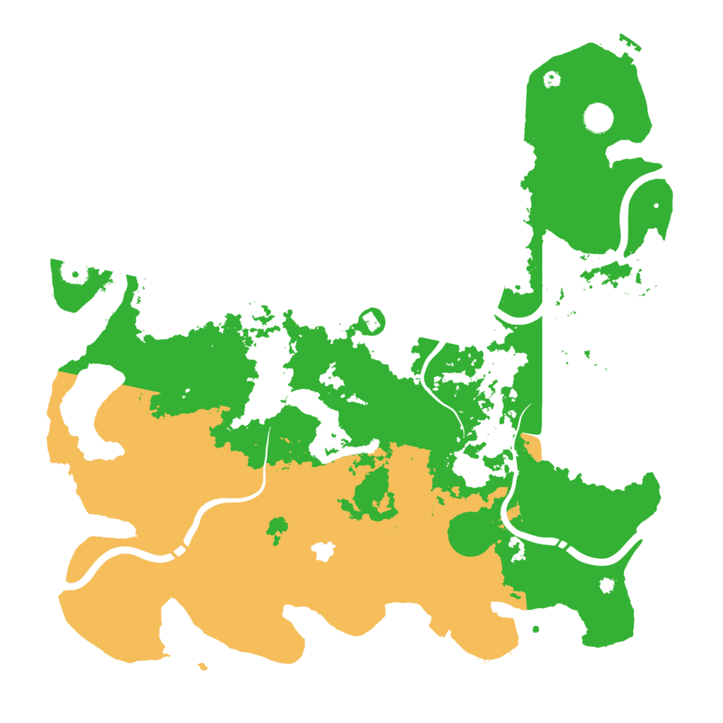 Biome Rust Map: Procedural Map, Size: 4250, Seed: 109