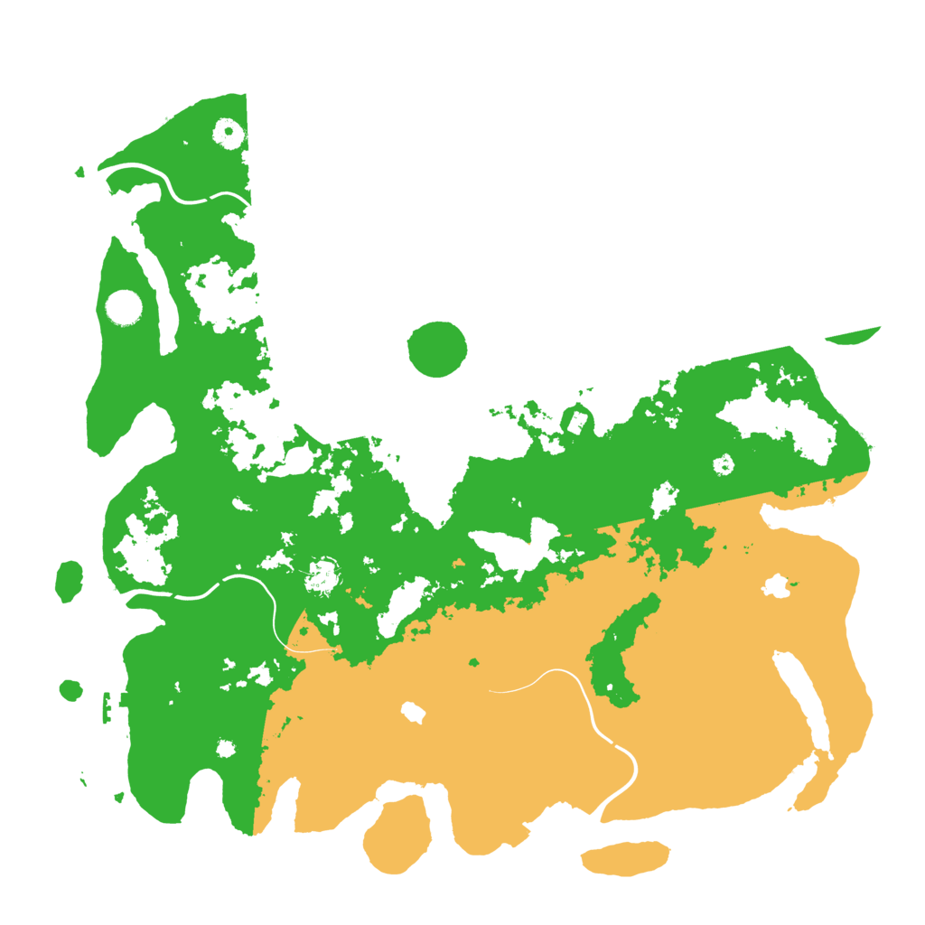Biome Rust Map: Procedural Map, Size: 4500, Seed: 6891